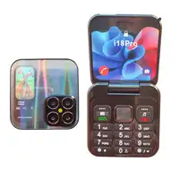Teléfono Móvil plegable con tapa Klack i18 PRO Libre Negro