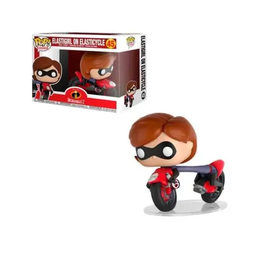Figura Funko Pop! Ride Mujer Elástica en Moto Elástica Modelo 45 | 29955
