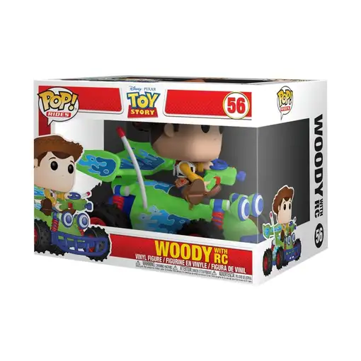 Figura Funko Pop! Rides Disney Toy Story Woody con RC Modelo 56 | 37016