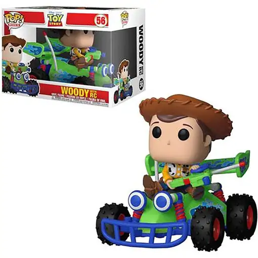 Figura Funko Pop! Rides Disney Toy Story Woody con RC Modelo 56 | 37016