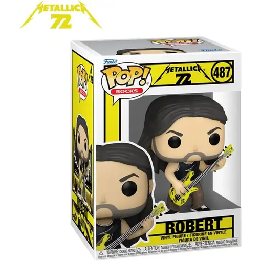 Figura Funko Pop! Rocks Metallica 72 Robert Modelo 487 | 87078