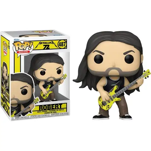 Figura Funko Pop! Rocks Metallica 72 Robert Modelo 487 | 87078