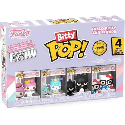 Pack de 4 Funko Bitty Pop! Sanrio My Melody Modelo 85716