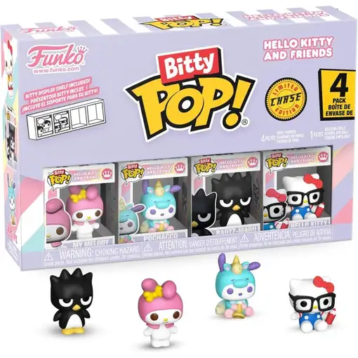 Pack de 4 Funko Bitty Pop! Sanrio My Melody Modelo 85716
