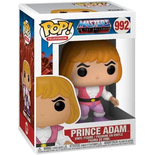 Figura Funko Pop! Animación Masters del Universo Príncipe Adams Modelo 992 | 4774