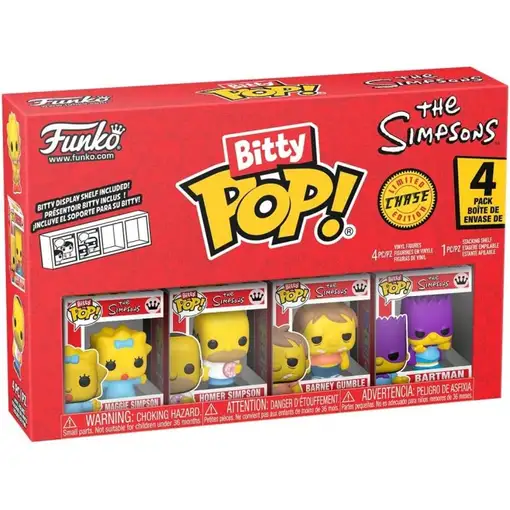 Pack de 4 Funko Bitty Pop! Los Simpsons Maggie Modelo 85709 Pack de 4 Funko Bitty Pop! Los Simpsons Maggie Modelo 85709
