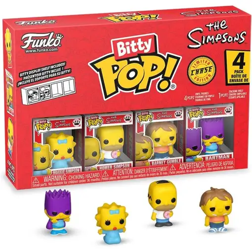 Pack de 4 Funko Bitty Pop! Los Simpsons Maggie Modelo 85709