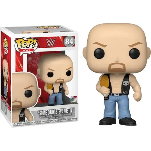 Figura Funko Pop! WWE Stone Cold Steve Austin Modelo 84 | 49263