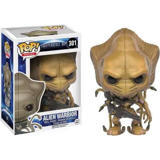 Figura Funko Pop! Películas Independence Day Alien Warrior Modelo 301 | 09507
