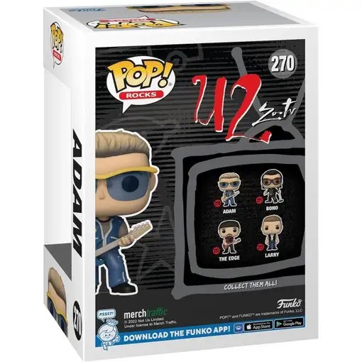 Figura Funko Pop! Rocks U2 Adam Modelo 270 | 64032
