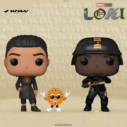 Funko Pop Marvel Loki Ravonna con Miss Minutos