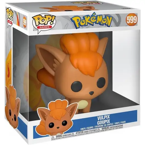 Figura Funko Pop! Juegos Pokemon Vulpix Goupix Modelo 599 | 63700 Gigante 25 cms