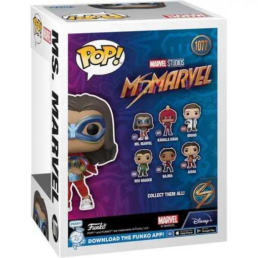 Figura Funko Pop! Marvel Ms. Marvel Modelo 1077 | 59495