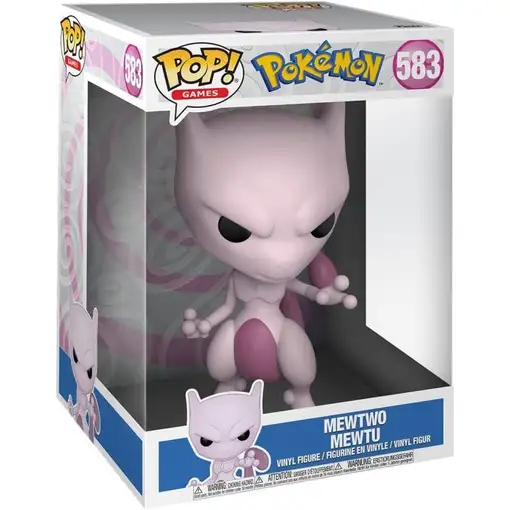 Figura Funko Pop! Juegos Pokemon Mewtwo Mewtu Modelo 583 | 63699 Gigante 25 cms