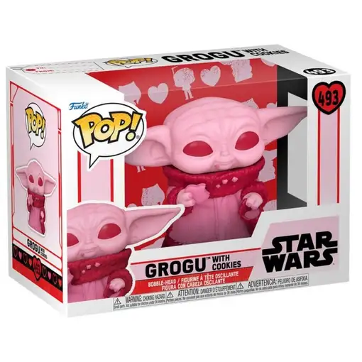 Figura Funko POP! Star Wars Grogu Modelo 493 | 60124 Edición Especial San Valentí