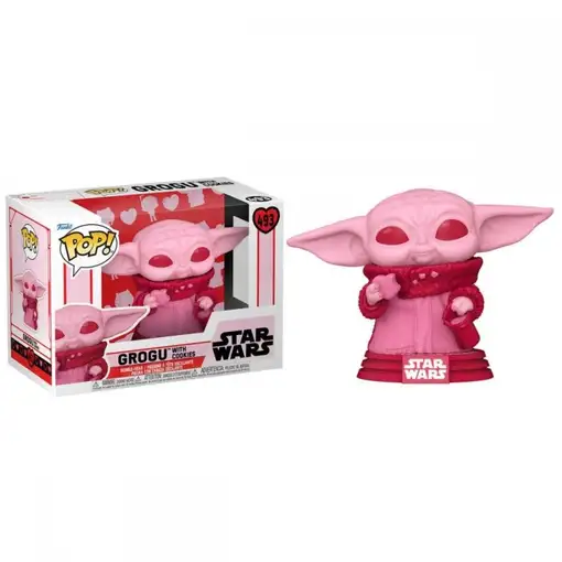 Figura Funko POP! Star Wars Grogu Modelo 493 | 60124 Edición Especial San Valentí