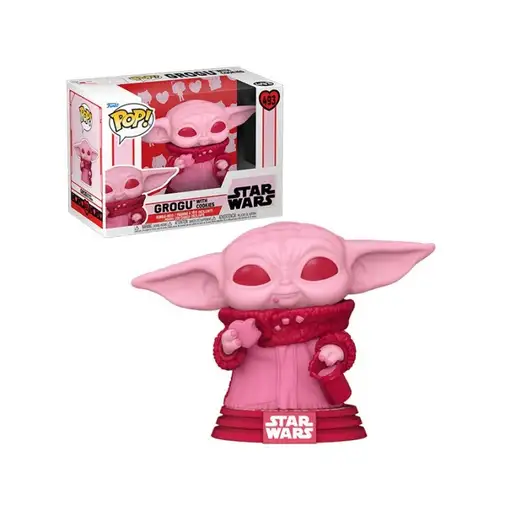 Figura Funko POP! Star Wars Grogu Modelo 493 | 60124 Edición Especial San Valentí