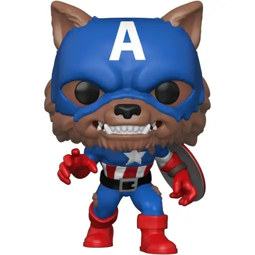 Figura Funko Pop! Marvel Capwolf Modelo 882 | 55506 Edición Limitada Figura Funko Pop! Marvel Capwolf Modelo 882 | 55506 Edición Limitada