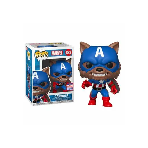 Figura Funko Pop! Marvel Capwolf Modelo 882 | 55506 Edición Limitada