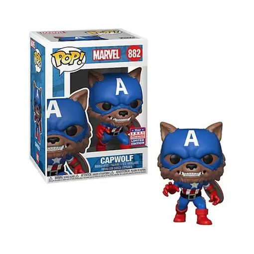 Figura Funko Pop! Marvel Capwolf Modelo 882 | 55506 Edición Limitada