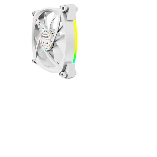 Montech RX120 PWM Carcasa del ordenador Ventilador 12 cm Blanco 3 pieza(s)