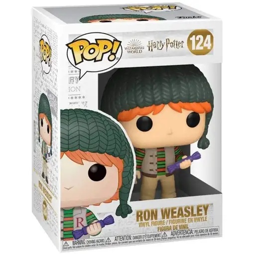 Figura Funko Pop! Harry Potter Holiday Ron Weasley Modelo 124 | 51154