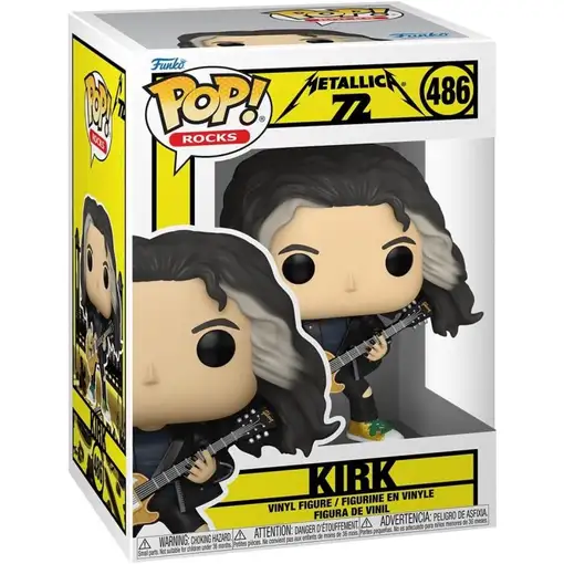 Figura Funko Pop! Rocks Metallica 72 Kirk Modelo 486 | 87076