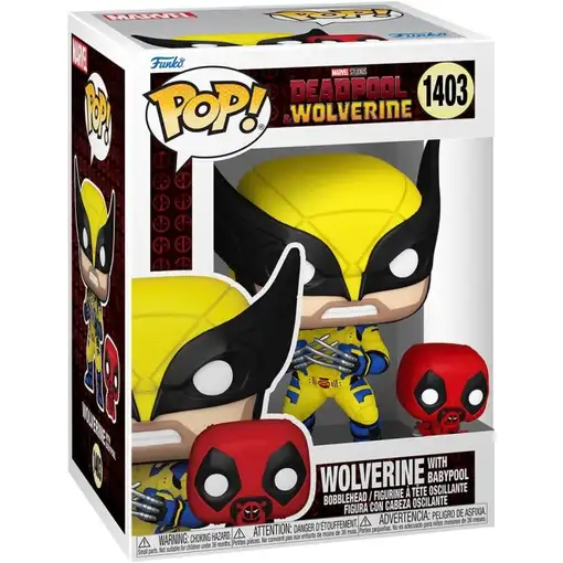 Figura Funko Pop! Marvel Deadpool y Lobezno Modelo 1403 | 82382