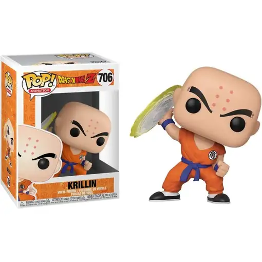 Figura Funko Pop Bola de Dragón Z - KrillinDisc - Krillin 706 - 44263