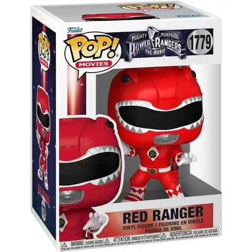 Figura Funko Pop! Televisión Power Rangers Ranger Rojo Modelo 1779 | 81197