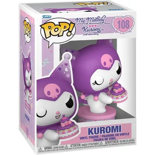 Figura Funko Pop! My Melody 50 Aniversario Kuromi Modelo 108 | 87169