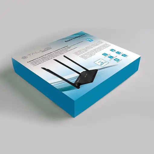 TALIUS router wireless N 300M 4 puertos RT-300-N4D