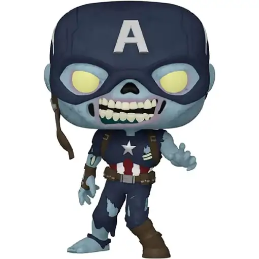 Figura Funko Pop! Marvel What If ...? Zombie Capitán América Modelo 948 | 58254