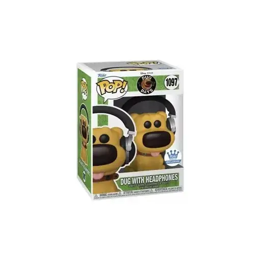 Figura Funko Pop! Disney Dug Days Dug con auriculares Modelo 1097 | 58216