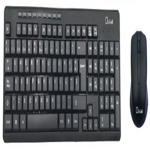 L-Link LL-KB-555-WCOMBO teclado Ratón incluido Oficina USB QWERTY Español Negro