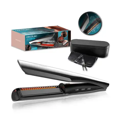 Cecotec Lisse iSteamy Plancha de pelo Vapor Negro