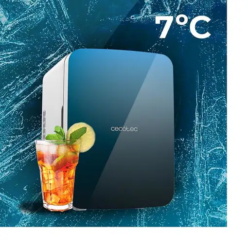 Cecotec 02698 frigorífico Independiente 10 L Azul, Blanco