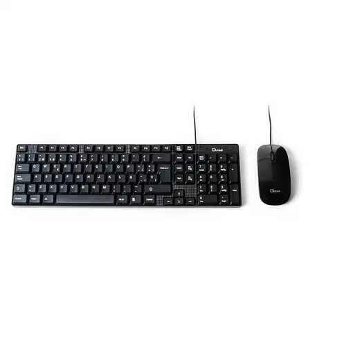 L-Link LL-KB-816-COMBO teclado Ratón incluido Oficina USB Español Negro