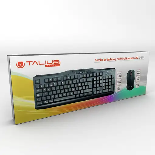TALIUS teclado + raton Combo KB-6001 Wireless black