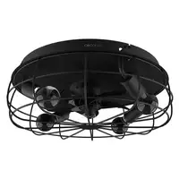 Cecotec Ventilador de techo con luz EnergySilence LampAero 600 Iron Design