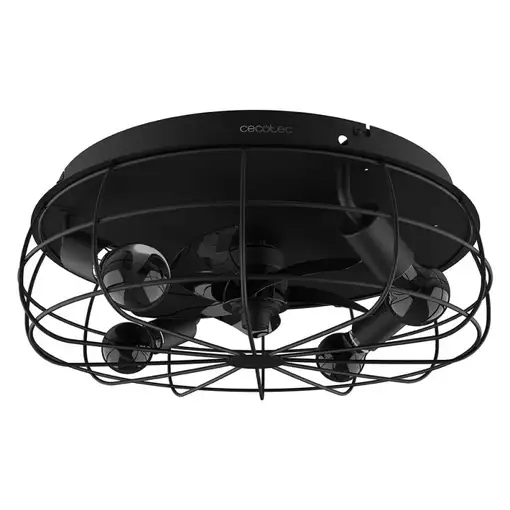 Cecotec Ventilador de techo con luz EnergySilence LampAero 600 Iron Design