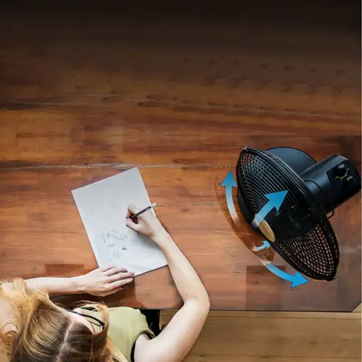 Cecotec Ventilador de sobremesa EnergySilence 600 WoodDesk