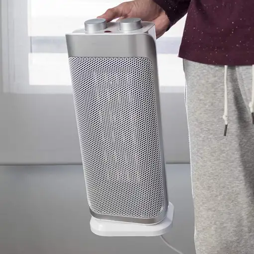 Cecotec 05311 calefactor eléctrico Interior Acero inoxidable, Blanco 2000 W