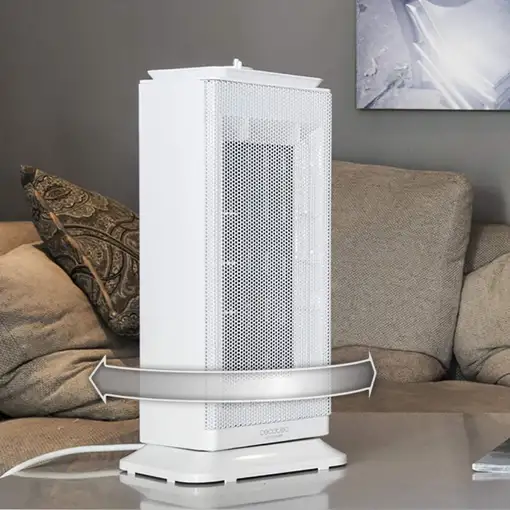 Cecotec 05312 calefactor eléctrico Interior Acero inoxidable 2000 W Ventilador elé