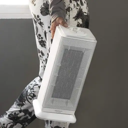 Cecotec 05312 calefactor eléctrico Interior Acero inoxidable 2000 W Ventilador elé