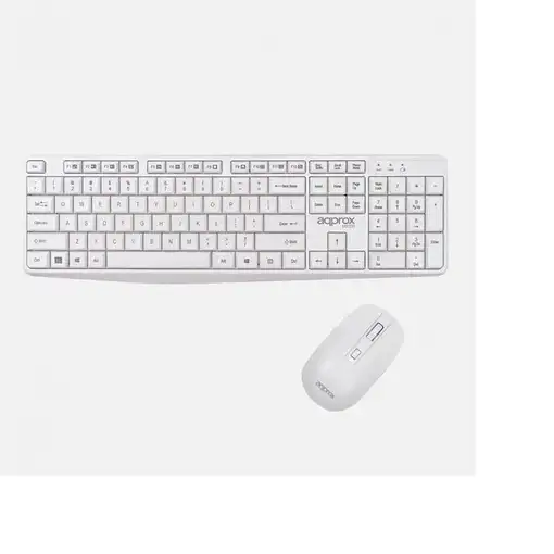 Approx APPMX335W teclado Ratón incluido Universal RF inalámbrico QWERTY Español Bl