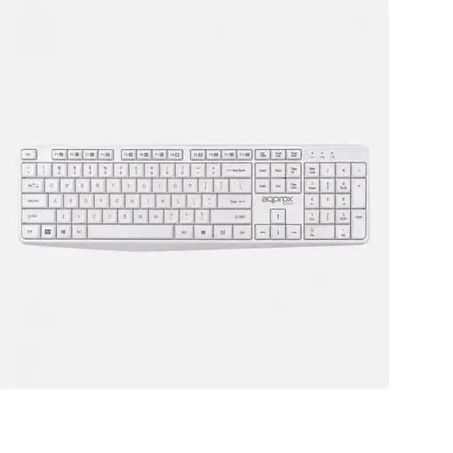 Approx APPMX335W teclado Ratón incluido Universal RF inalámbrico QWERTY Español Bl