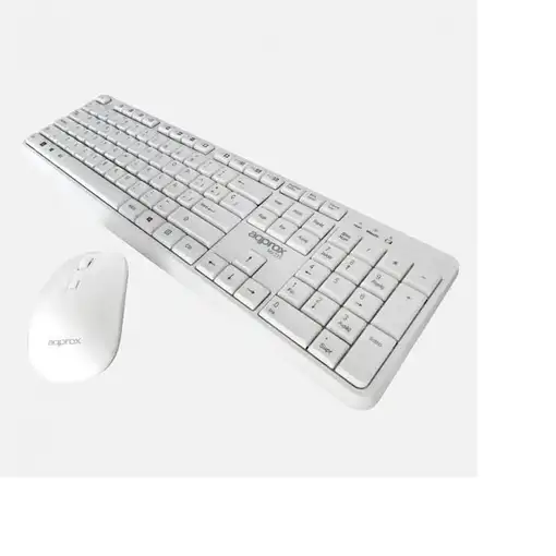 Approx APPMX335W teclado Ratón incluido Universal RF inalámbrico QWERTY Español Bl