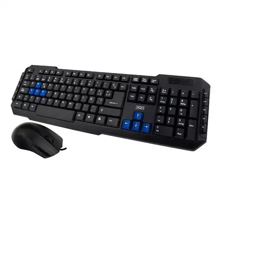 3GO COMBODRILE2 teclado Ratón incluido Oficina USB Negro