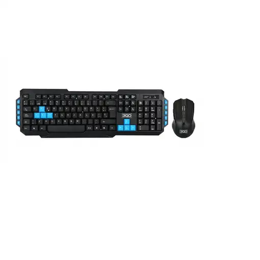 3GO COMBODRILEW2 teclado Ratón incluido Universal RF inalámbrico QWERTY Español Ne
